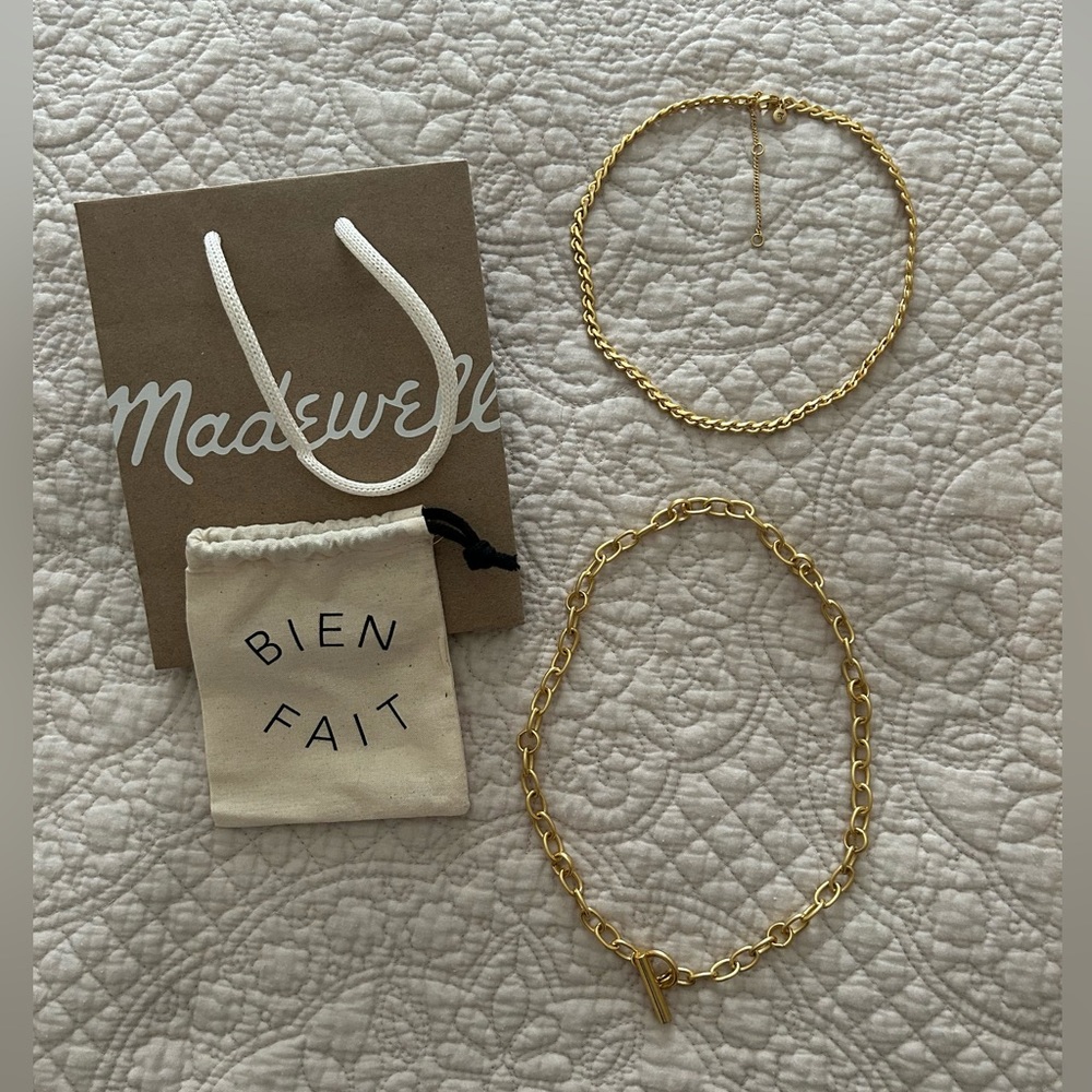 NWOT Madewell necklaces